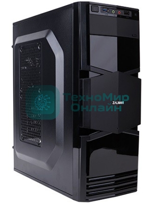 Компьютерный корпус Zalman ZM-T3 черный без БП mATX 1x80мм 3x120мм 1xUSB2.0 1xUSB3.0 audio bott PSU