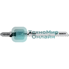 Набор пилок по дереву Bosch T101BR HCS 5пред. (лобзики)