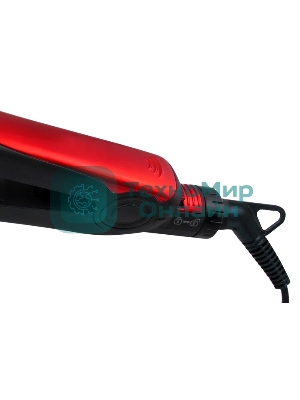 Выпрямитель для волос Centek CT-2008 черный/красный, 26 мм, 240 °C, 1 режим