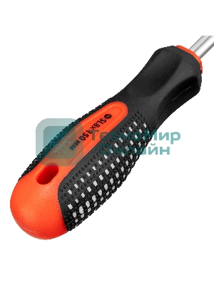 Отвертка Matrix fusion sl8.0х150мм crv 3-х компонентная рукоятка anti slip