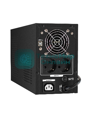 Источник бесперебойного питания ExeGate SineTower SN-1500.LCD.AVR.2SH.1C13.USB 1500VA/1200W, чистая синусоида, LCD дисплей, AVR, 2*Schuko+1*C13, USB, линейно-интерактивный, черный