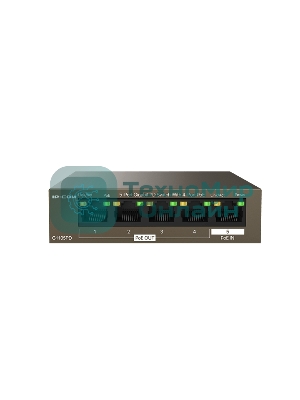 Коммутатор Tenda G1105PD (IP-COM) (5 портов Ethernet 10/100/1000 Мбит/сек, 4xPoE IEEE 802.3af 15.4W (max 30W)) (G1105PD)
