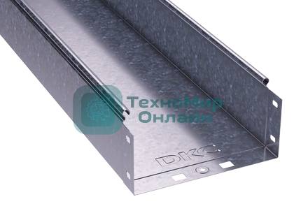 Лоток листовой неперфорированный 150х100 L3000 сталь 0.7мм ДКС 35102