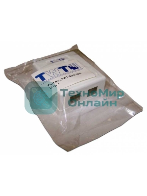 Модуль TWT (TWT-SA2-WH) Настенная коробка 2 порт. для Keystone