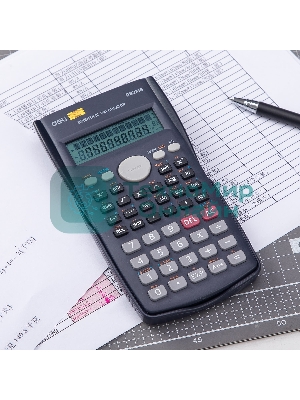 Калькулятор научный Deli ED82MS темно-синий 10+2-разр.