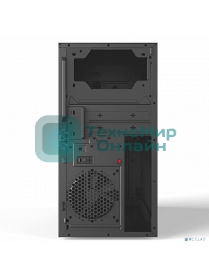 Компьютерный корпус Powerman EK303BK U3.0*2+TypeC+combo Audioo 6193890