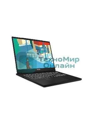 Ноутбук MSI Modern 14H Core i5-13420H 14” 16:10 FHD+ (1920x1200), 60Hz IPS DDR4 16Gbx1 Iris Xe Graphics 512Gb SSD 3cell (53.8Whr) 1.6kg Single backlight (White) Win 11 Pro,1y Black KB Eng/Rus