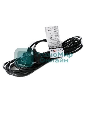 Кабель компьютер - розетка 220V <5.0м> (Европейский стандарт) TP021-5.0-BK Кабель компьютер - розетка 220V <5.0м> (Европейский стандарт) TP021-5.0-BK