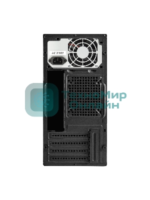 Компьютерный корпус Minitower ExeGate BAA-308M-AA500 (mATX, БП AA500 с вент. 8см, 2*USB, HD Audio, черный)