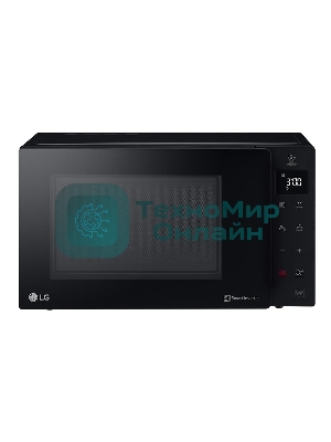 Микроволновая печь LG MW23R35GIB инвертор, черный, 23 л, 1000 Вт, переключатели - сенсор