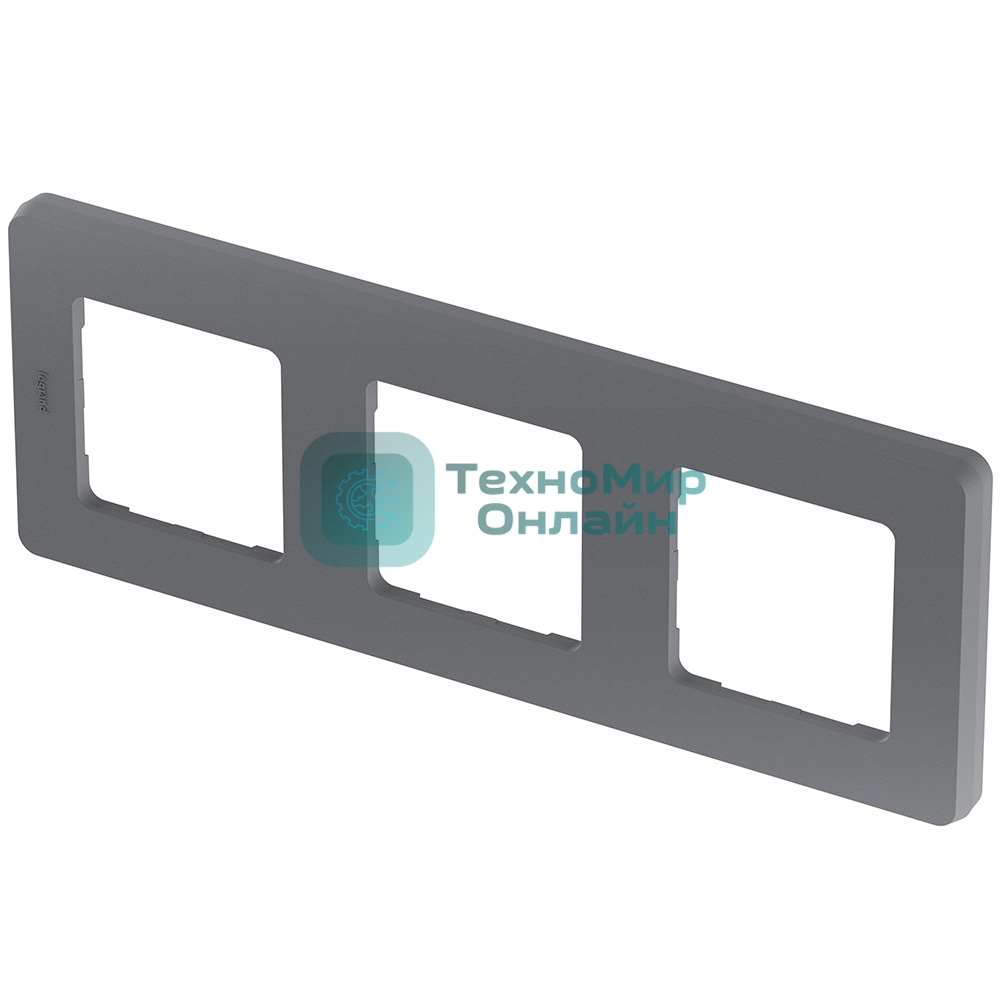Рамка 3 поста дымчатый Inspiria