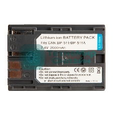 Аккумуляторная батарея для фото и видеокамеры Canon EOS (BP-511) 7,4V 2500mAh