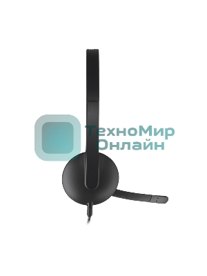 Гарнитура проводная Logitech Headset H340 USB graphite