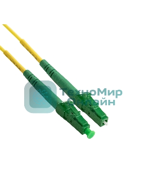 Патч-корд волоконно-оптический ExeGate FC-S-9-LC/APC-LC/APC-2M-LSZH (Шнур ВО SM 9/125 (OS2/G.652.D), LC/APC-LC/APC, Simplex, LSZH, 2м)