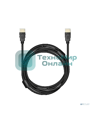 Кабель Bion HDMI v2.1, 19M/19M, 3D, 8K UHD, экран, ферритовые кольца, 3м, черный BXP-HDMI21-030