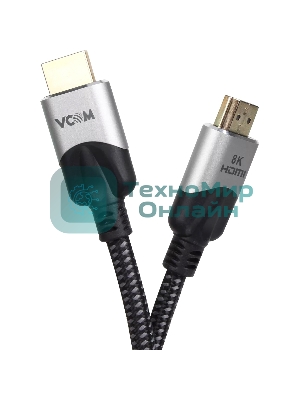 Кабель VCOM CG865-3M HDMI 19M/M,ver. 2.1, 8K@60 Hz 3 м VCOM CG865-3M