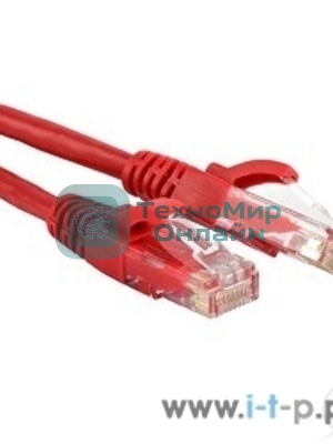 Патч-корд Hyperline PC-LPM-UTP-RJ45-RJ45-C5e-1.5M-LSZH-RD Патч-корд U/­UTP, Cat.5е, LSZH, 1.5 м, красный 