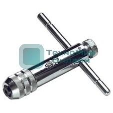 Вороток Matrix для метчиков м5м12 хромированный с трещоткой