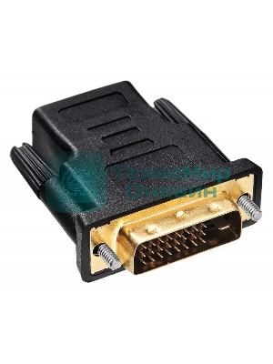Адаптер Buro HDMI-19M(F)/DVI-D(M) с позол. конт.