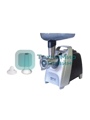 Мясорубка электрическая Аксион М61.01 черно-серебристая