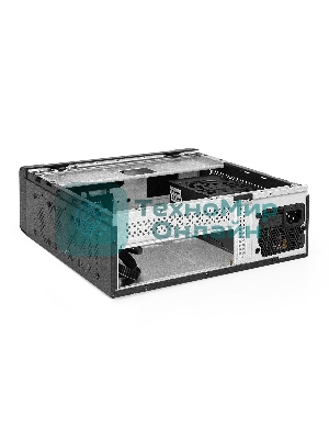 Компьютерный корпус Desktop ExeGate FL-102-TPS400 (mini-ITX, БП TPS400 с вент. 8см, 2*USB + 1*USB 3.0, аудио, черный)