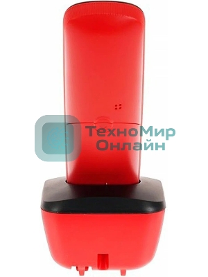 Телефон беспроводной (DECT) Panasonic KX-TGb610RUR, Монохромный, АОН, черный/красный