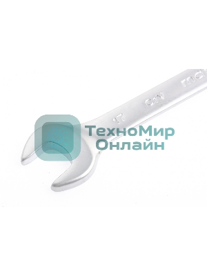 Ключ комбинированный Matrix 17 мм, CrV, матовый хром