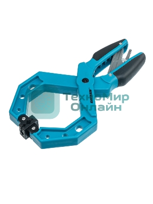 Струбцина Gross 20805 клещеобразная пластиковый корпус храповый механизм жесткой фиксации 4''/100м