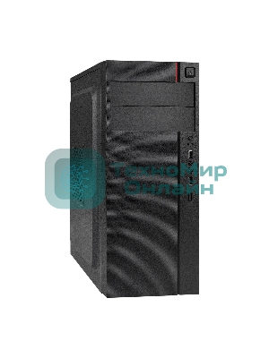 Компьютерный корпус Miditower ExeGate AA-440-AA500 (ATX, AA500 8 см, 2*USB, аудио)