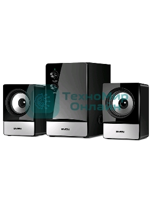 Акустическая система SVEN MS-90 черный (2x2.5W+ сабвуфер 5W, дерево)
