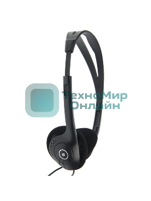 Наушники проводные Defender Aura 101 черный, накладные, 2 x Jack 3.5 мм