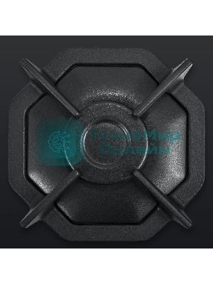 Газовая варочная панель Maunfeld EGHG.32.2CB/G, 2 конфорки, закаленное стекло, черный