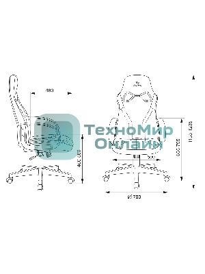 Кресло игровое Бюрократ ZOMBIE RUNNER белый/голубой искусственная кожа крестовина пластик