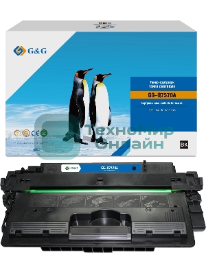 Картридж лазерный G&G GG-Q7570A черный (15000 стр.) для HP LJ M5035