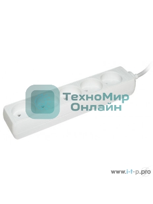 Удлинитель IEK WYP10-06-05-05-N У5 5 мест 2Р/5 метров 2х0.75 мм2 10А/250 IEK