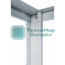 Стойка двухрамная ЦМО СТК-С-42.2.750 42U 560 мм X 1035 мм направл. закл. гайки 400 кг серый