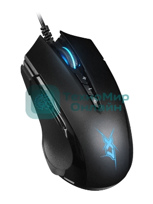 Мышь проводная A4Tech X89 черный, 2400 dpi, USB, кнопки - 8