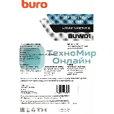 Сетевое зарядное устройство Buro BUWD1 3A PD+QC черный