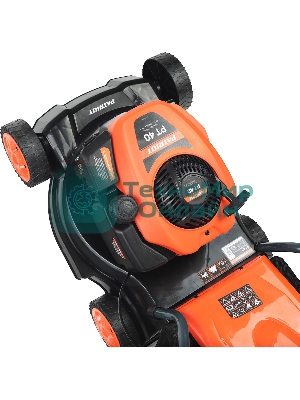 Газонокосилка бензиновая PATRIOT PT 40, 130сс, 3,5 л.с., 40 см, 35л. трав., пластик. дека,