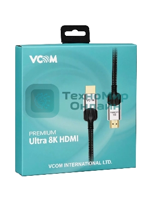Кабель VCOM CG865-3M HDMI 19M/M,ver. 2.1, 8K@60 Hz 3 м VCOM CG865-3M