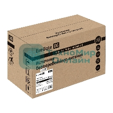 Источник бесперебойного питания ExeGate Smart LB-2200.LCD.AVR.8C13 (2200VA/1300W, цветной LCD, AVR, 8*C13, батарея 12V 9Ah - 2 шт., металлический корпус, Black)