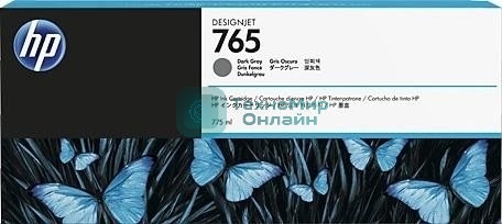 Картридж струйный HP 765 (F9J54A) темно-серый для HP Designjet T7200 (775мл)