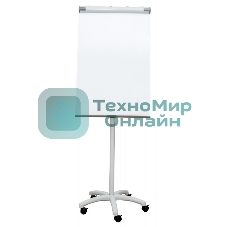 Флипчарт Cactus CS-FCR-M67x105 магнитно-маркерная меламиновая 67x105см на роликах