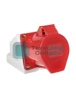 Розетка наруж. уст. 32А 380В 3P+РЕ+N IP44 (125) EKF ps-125-32-380