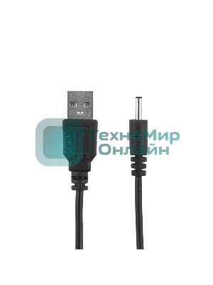 Кабель Rexant USB штекер - DC разъем питание 1,4х3,4 мм, спираль 1,5 м