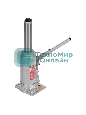 Домкрат гидравлический бутылочный Matrix, 5 т, h подъема 197–382 мм, в пласт. кейсе