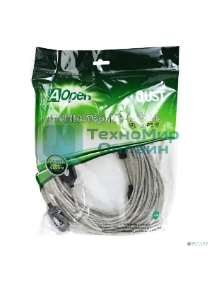 Кабель удлинитель Aopen активный ACU823-15M, USB2.0-repeater AM/AF 15м