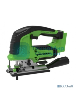 Лобзик электрический аккумуляторный GreenWorks GD24JS, 24V, бесщеточный без АКБ и ЗУ