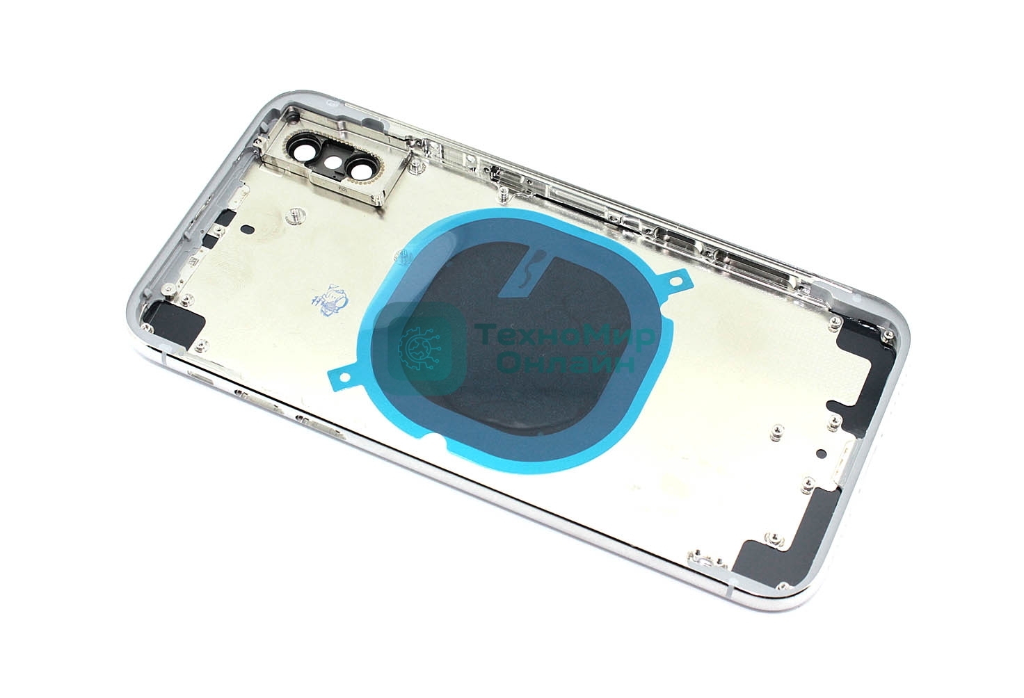 Задняя крышка (корпус) в сборе с рамкой для Apple iPhone X белый