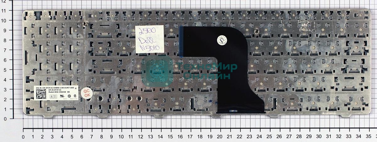 Клавиатура для ноутбука Dell Inspiron 15R N5010 M5010 черная